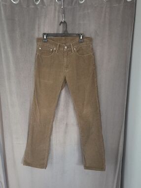 Levi's Size 32 Straight Corduroy Jeans in Brown